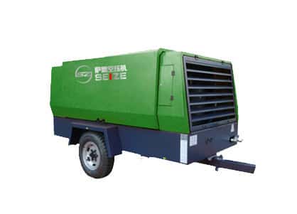 薩震柴油式移動螺桿壓縮機特點