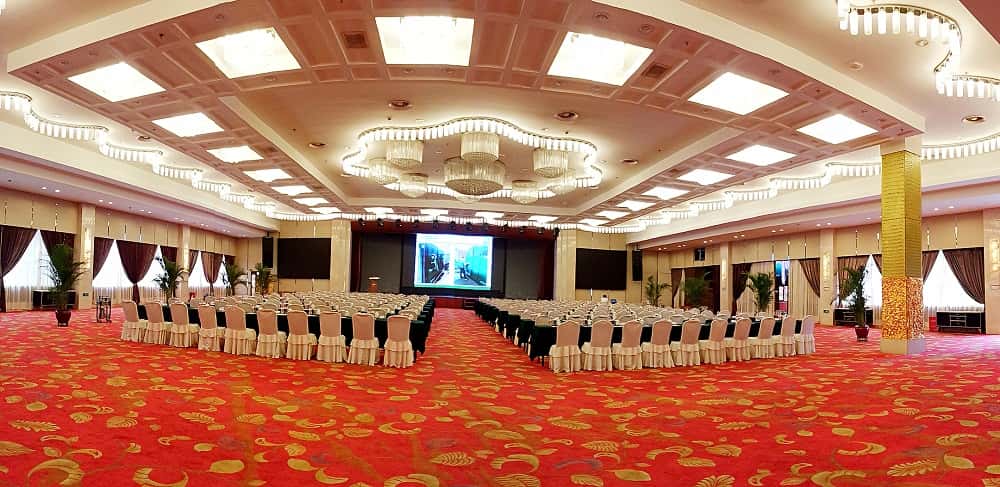 薩震空壓機答謝會會議現場