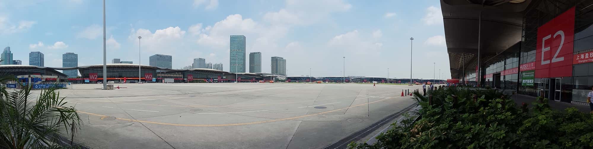 上海新國際博覽中心全景圖