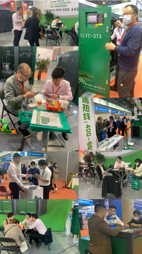 薩震展臺人氣火爆,現場咨詢客戶絡繹不絕,更有用戶直接下單簽單